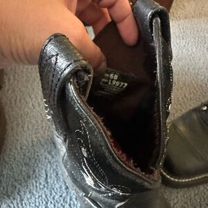 Justin Boots Black Women's Ankle Booties